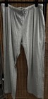 Qantas Large L xl Gray With Navy Blue Kangaroo Pajama Pant Set  Open Not Worn