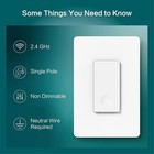 Treatlife Smart Switch 4 Pack  2 4ghz Wifi Light Single-pole  Neutral    