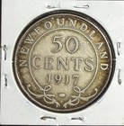 1917 Newfoundland 50c - Silver