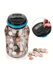Digital Coin Counting Piggy Bank 1 8   l Vcertcpl Lcd Us Coins Jar     Auto   counter