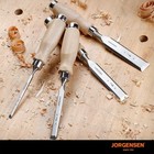 Jorgensen 4pcs Wood Chisel Set Steel Beveled Edge Wood Chisels 1 4  1 2  3 4  1 