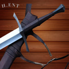 Custom Hand Forged Battle Ready Sword  Raven Longsword  Medieval  Knight Sword