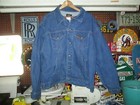 4 Pocket Vtg 1980s 90s Saddle King Denim Jean Trucker Western Jacket Coat L xl