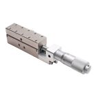 Single Axis Linear Micrometer Stage  50x15mm  13mm Travel  0 01mm Graduation