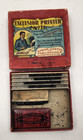 Vintage Excelsior Printer Outfit Kit - Rubber Type Outfit Original Ink Pad