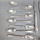 Vtg 1847 Rogers Bros  lovelace  Silverplate 48 Pc Set Flatware Service For 8  