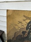 Wwii Rare Original Poster Military Buy War Bonds Uncle Sam Usa Advertising