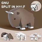 Magnetic Animal Building Toys - Stem 3d Puzzle For Kids  Montessori Travel Gift 
