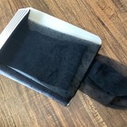 Late-60s early-70s West German Hudson Mode Patterned Nylon Black Stockings