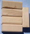 Stampin    Up  Unused Blank Wood Blocks  2    Long X 5 8    Wide  Set Of 5 Nos