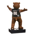 Chicago Bears Team Mascot Garden Statue  Hand Painted Resin  12 Inch  Indoor   