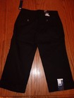 Nwt Womens Bandolino Demin Capris Maureen Khaki Black Shorts Size 6 