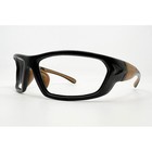 Pyramex Safety Glasses Mens Black Tan Z87  Protective Eyewear One Size