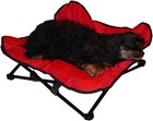 Hdp Elevated Padded Napper Cot Space Saver Pet Bed Color blue Size medium