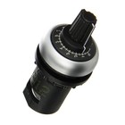 1pcs    Potentiometer 22mm Diameter 100ohms Resistance Silver Bezel M22-r100k