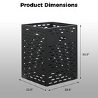 30 Inches Ultra Thick Burn Barrel 63 Gallon Garden Waste Incinerator Burn Drum