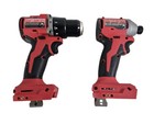 Milwaukee M18 Brushless Impact Driver - 3650-20   M18 1 2  Hammer Drill 3602-20