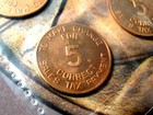 5 Mil Arizona Tax Token From The 1930 s Uncirculated       free Shipping       