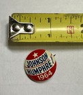 Lot Of 10  Vintage 42m Vtg Johnson Humphrey 1960s Pin Back Button Vg-ex Cond 