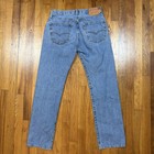 Levis 501 Jeans Mens 31x32 Blue Straight Button Fly 100  Cotton Denim Classic
