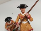 Britains Vintage 54mm Swoppet Awi Revolutionary War Colonial Scout X2  mint