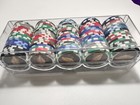  20d 100 Lady   s Casino Chips  1  5  25  50  100  Las Vegas Nevada