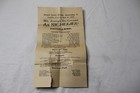 Antique 1905 Grand Opera House Program Hand Bill - Richelieu - Sandusky  Oh