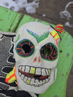 Vintage 1960s Ben Cooper Spook Town Skeleton Costume And Mask Size Smallusa