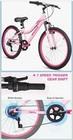 Weize  24 Inch Mountain Bike Trail Mtb Bicycle For Teen Girl Rider Age 8-14 Y