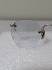Antique Rimless Octagonal Eyeglasses 10k  Spg  For Repair Or Parts