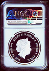 2018 Tuvalu Scooby-doo Silver Proof  1 1oz Coin Ngc Pf 70 Ultra Cameo Color Dog 
