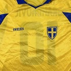 Sweden Zlatan Ibrahimovic Soccer Jersey Football Shirt Home Kit Sverige Men M