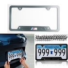 2pc License Plate Frame Holder M Logo  For Us Car X1-x7  1-7  M1-m4  Auto