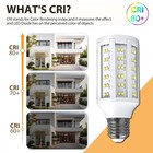500w Equivalent Led Corn Light Bulb 1000lm 6000k 20w Cool Daylight White E26 e27