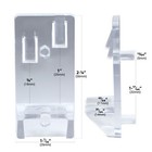 Heavy Duty Cabinet Locking Shelf Support Pin Clip 5mm Clear