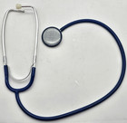 Vtg Blue Doctor Nurse Stethoscope Japan Medical Equipment - Missing 1 Earpiece