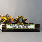Guns N  Roses Pinball Topprt Acrylic Led Rgb Topper For Pinball Machine