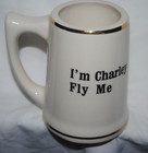 National Airlines Vintage Souvenir Ceramic Stein  Nice   i m Charley  Fly Me 