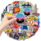 120pcs New York Stickers Party Favors   Decorations  Nyc Colorful 