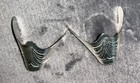 New Western Cowboy Boot Toe Tip Rand Cap Silver Engraved - Large - Pair   Set
