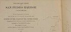 1859 U s Coast Survey Preliminary Nautical Chart Map San Pedro Harbor California