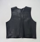 Harley Davidson Leather Vest Jacket Men s 2xl Black Genuine Made In Usa Biker