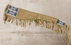 Native American Indian Beaded Rifle Scabbard Sioux Style Leather Gun Cover