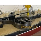 1 350 Dingyuan Ironclad Model Beiyang Fleet Warship Pre-assembled Plastic Model