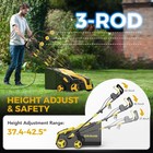 16  2-in-1 Electric Dethatcher   Scarifier With Adjustable Depth Settings