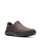 Clarks Mens Pro Step Brown Leather Casual  Shoes