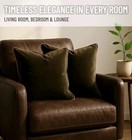 Throw Pillow Covers 20x20 Inch Set Of 2 Decorative Velvet Pillow Covers 