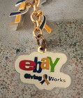 Lot 2 Ebay Swag Keychain On Location Ebay Giving Works  Measure Tape Both New 