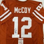 Autographed signed Colt Mccoy Texas Orange College Football Jersey Jsa Coa