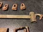 Vintage Platform Scale Handle Part Cast Iron And Brass Scale